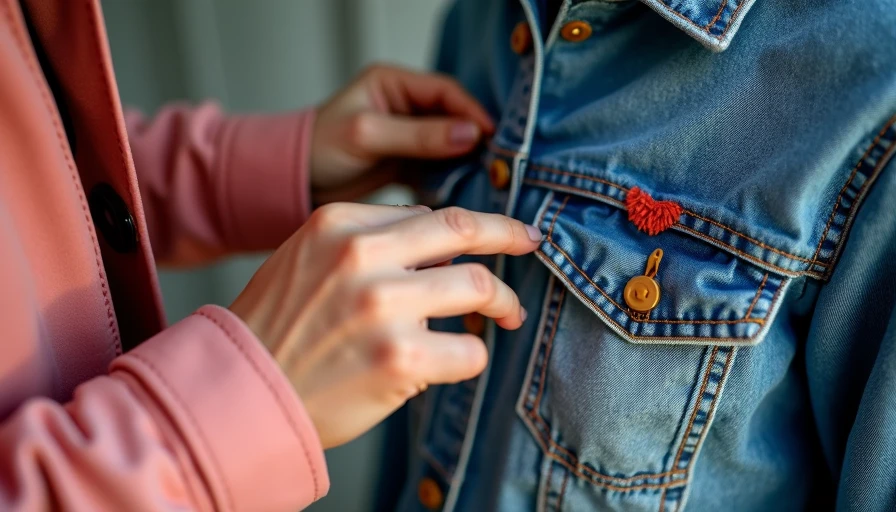Illustration for visible mending