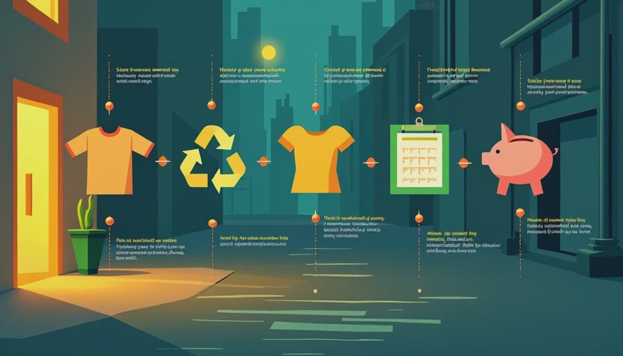 Visual context for how to transition from fast fashion to slow fashion