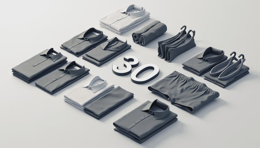 Visual context for how many clothes do you actually need